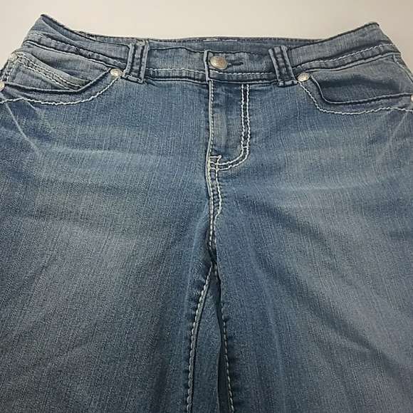 Style & Co. Premium Split Cuff Blue Jeans - Picture 4 of 5